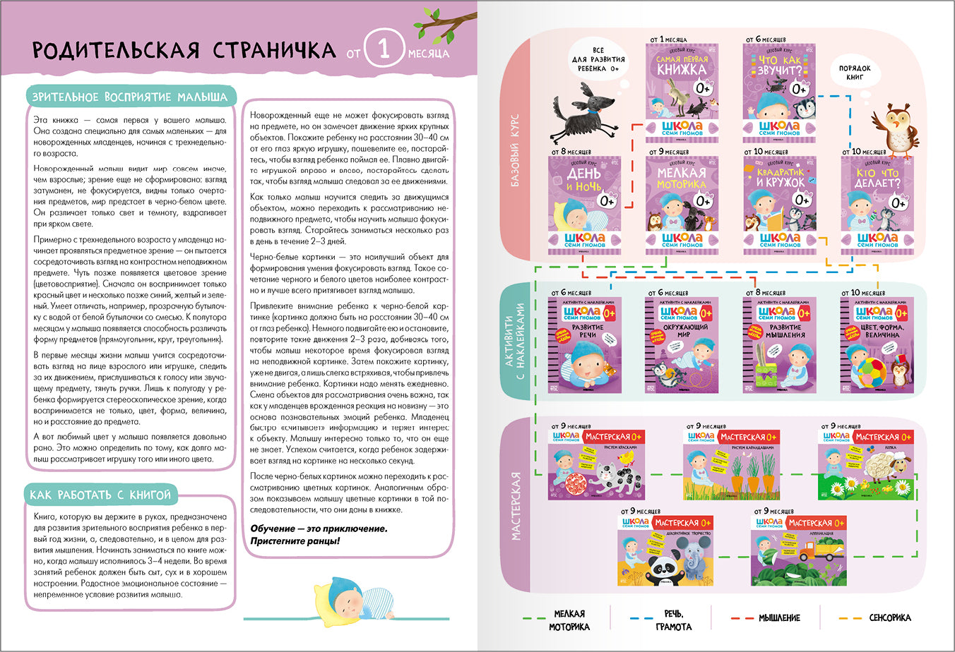 Школа Семи Гномов. Базовый курс. Речь, мышление, моторика. Complexe 0+