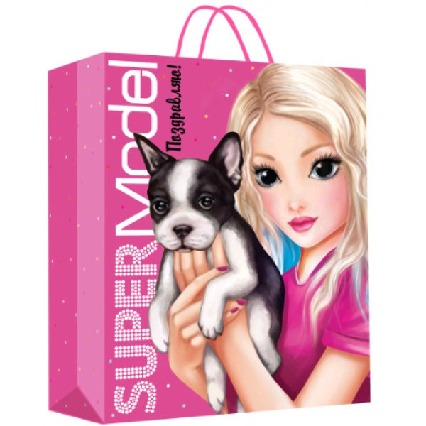 Пакет подарочный МАТОВЫЙ l,модель,140 гр/м2 ЧУДО ПРАЗДНИК в кор.24*12шт