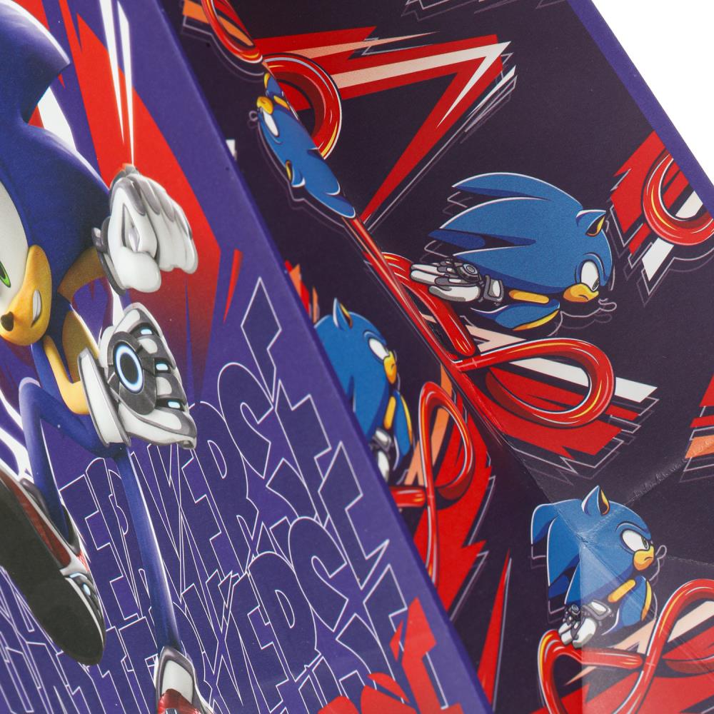 Пакет подарочный МАТОВЫЙ Sonic m, 18*23*10 см ЧУДО ПРАЗДНИК в кор.12*12шт