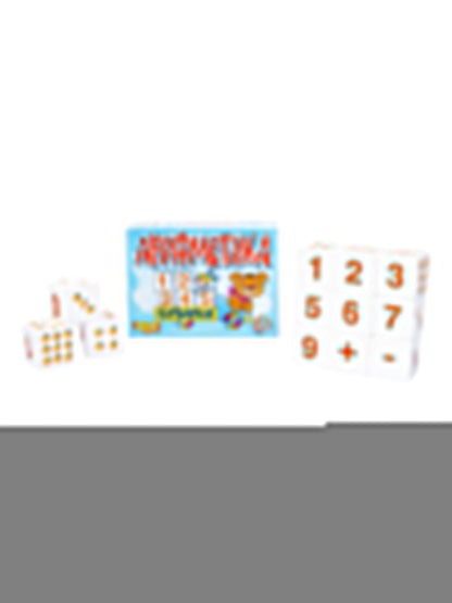 УМНЫЕ КУБИКИ. АРИФМЕТИКА НА КУБИКАХ (12ШТ) в кор.20шт