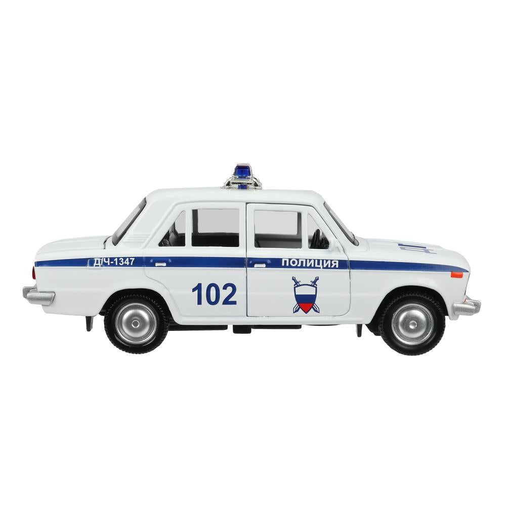 Modèle en plastique ГАРАЖ ПОЛИЦИЯ 20,5 cm, vaz 2106, син, кор. Parc technologique à Cor.24шт