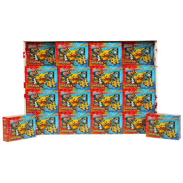 Mégabattle. Пазлы классические в коробке. Пазл 54 détails. 90х65х25 mm. Умные игры в уп.32шт в кор.8уп