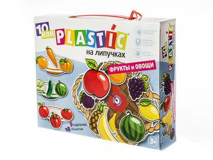 Пластик на липучках "Фрукты и овощи" 10KOR PLASTIC