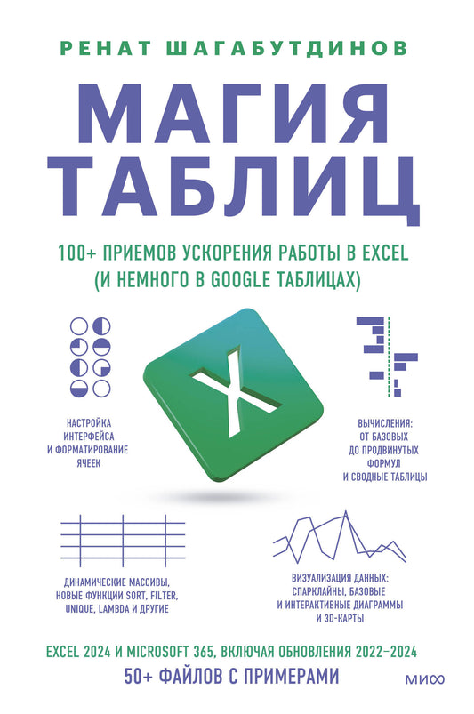 Магия таблиц. 100+ приемов ускорения работы в Excel (и немного в Google Таблицах)