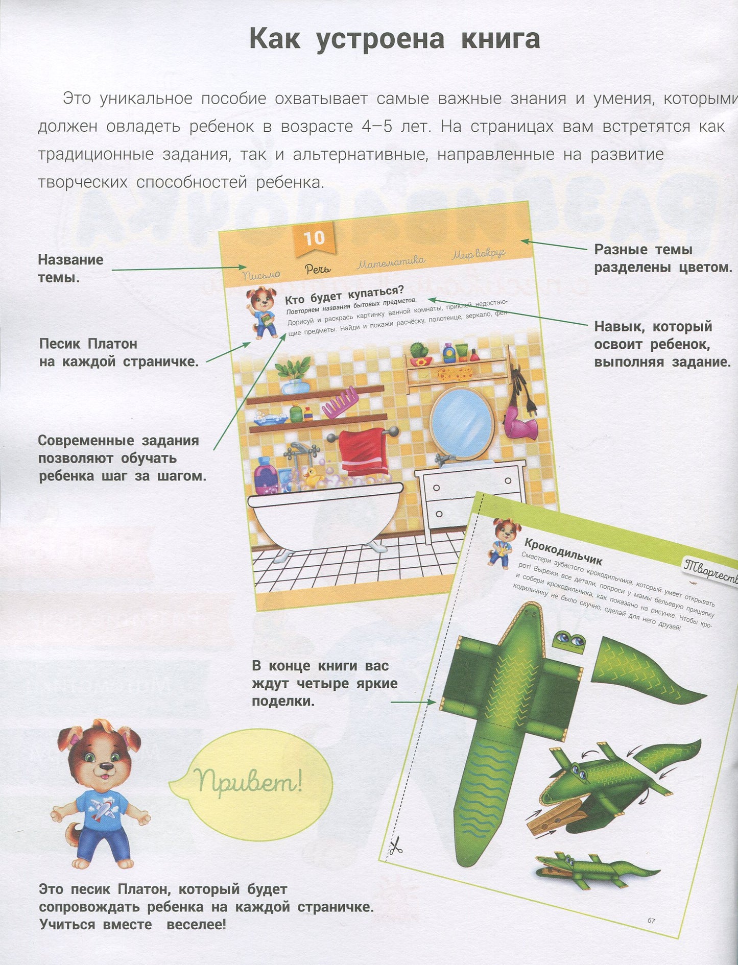 Развивалочка - Развивалочка с песиком Платоном 4-5 лет