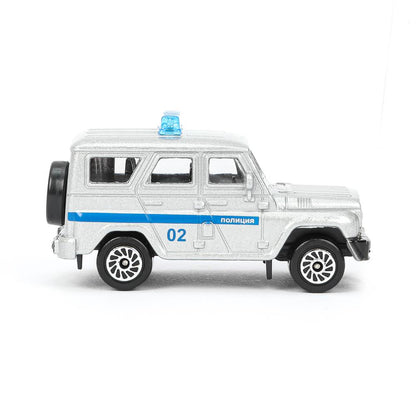 Машина металл UAZ СПЕЦТЕХНИКА 7,5 см, в ассортименте, блистер. Технопарк в кор.3*96шт