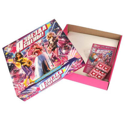 Il y a deux scènes ! Настольная игра-квадрат. 40 cartes. 250х250х55 mm. Умные игры в кор.10шт