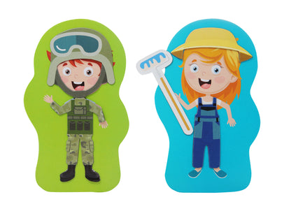 Игра магнитная "Одевашки. Профессии". Серия Магнитные истории арт.04112