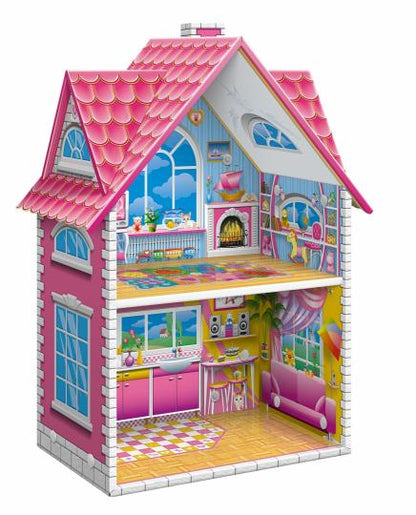 Кукольный домик быстрой сборки "DREAM HOUS. Вилла" в кор.6шт