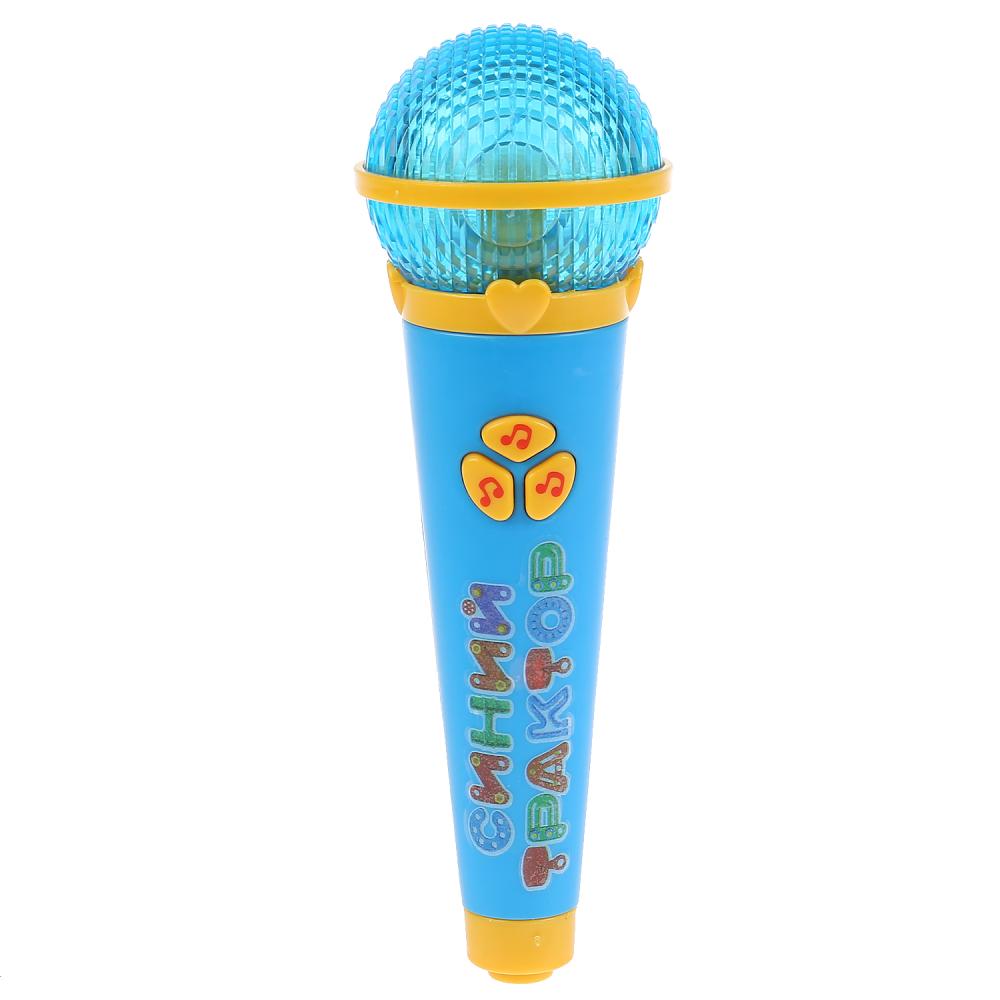 Microfone Siniй Tracteur 10 dollars de m/f, applications, effets lumineux. Умка в кор.2*84шт