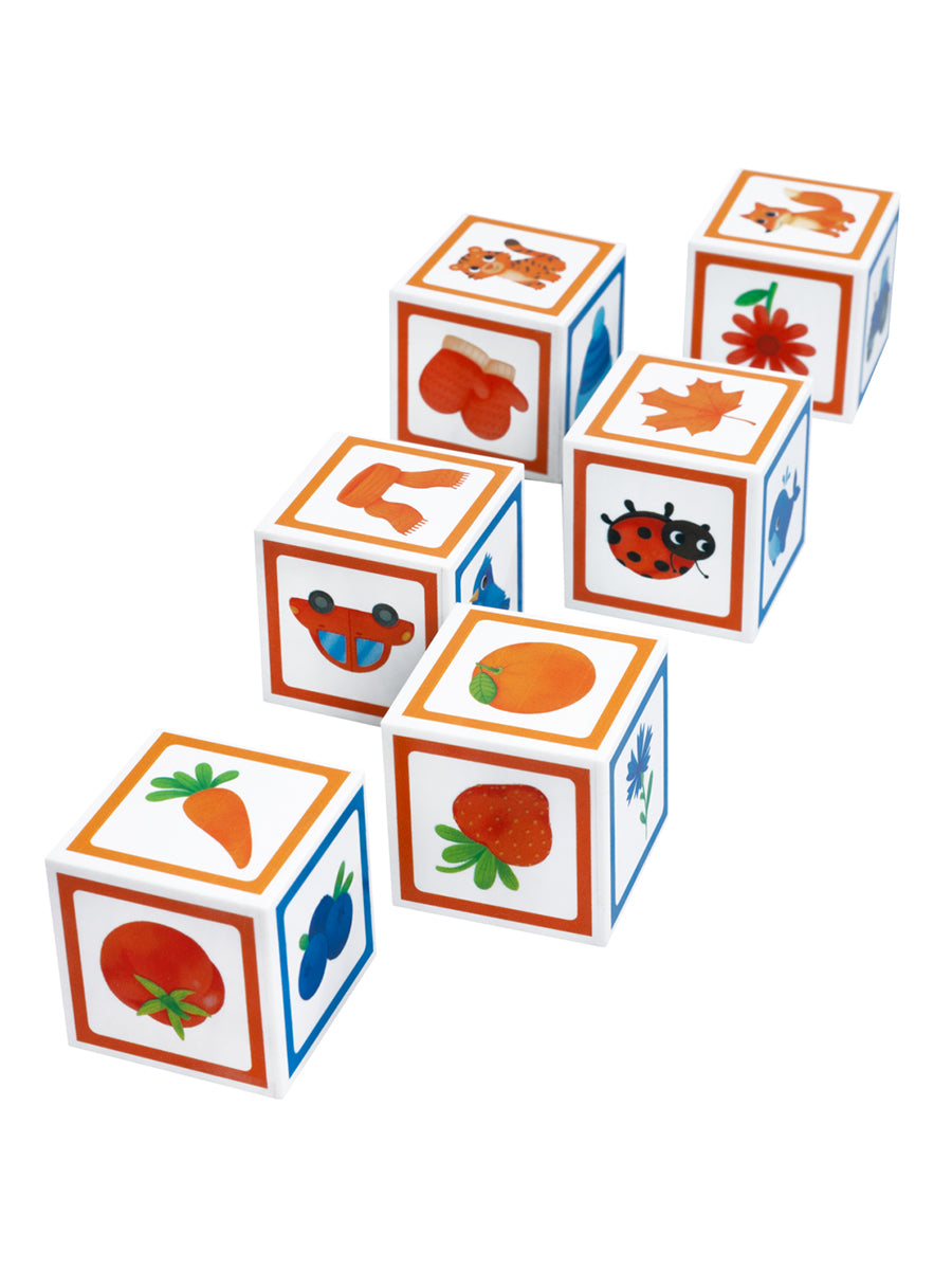 Кубики "Какой цвет?" 6 шт. Baby Toys