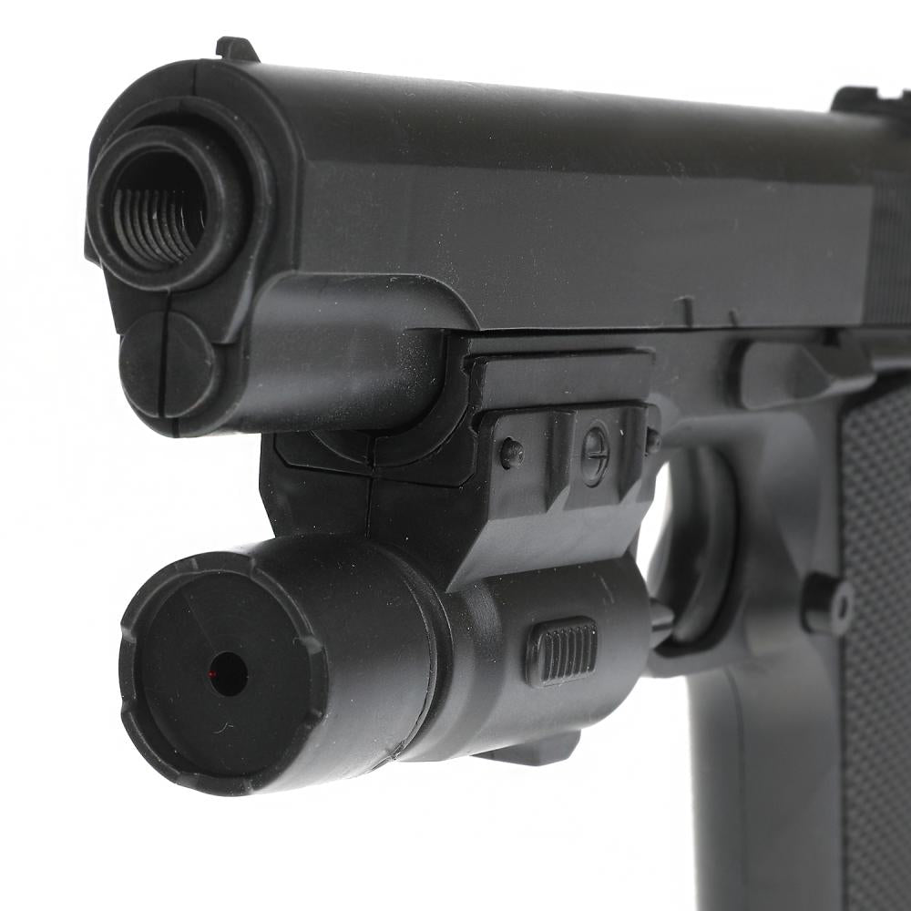 Pistolet (п) avec laser. прицелом, с пульками в пак. dans le cor.2*120шт