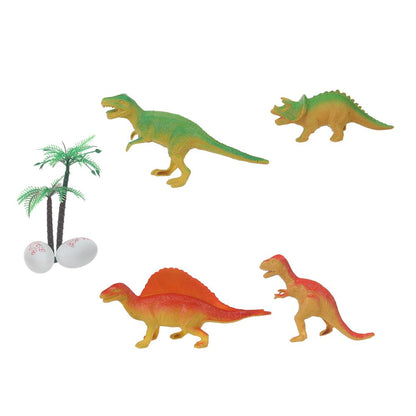 Jeux en plastique de 4 dinosaures en paquet d'IBM ВМЕСТЕ en cor.2*192