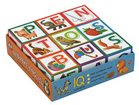 IQ кубики. 9 кубиков в поддончике. Алфавит. English . 4+