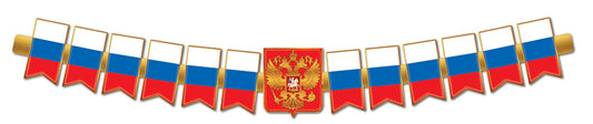 ГР1-17433 Гирлянда (1,65 м). Патриотическая с Российской с символикой