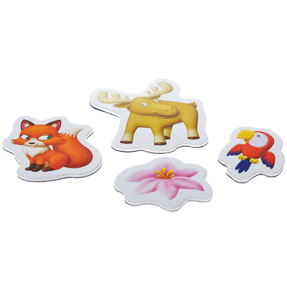 Игра магнитная развивающая. Магнитные истории "Кто где живет?"