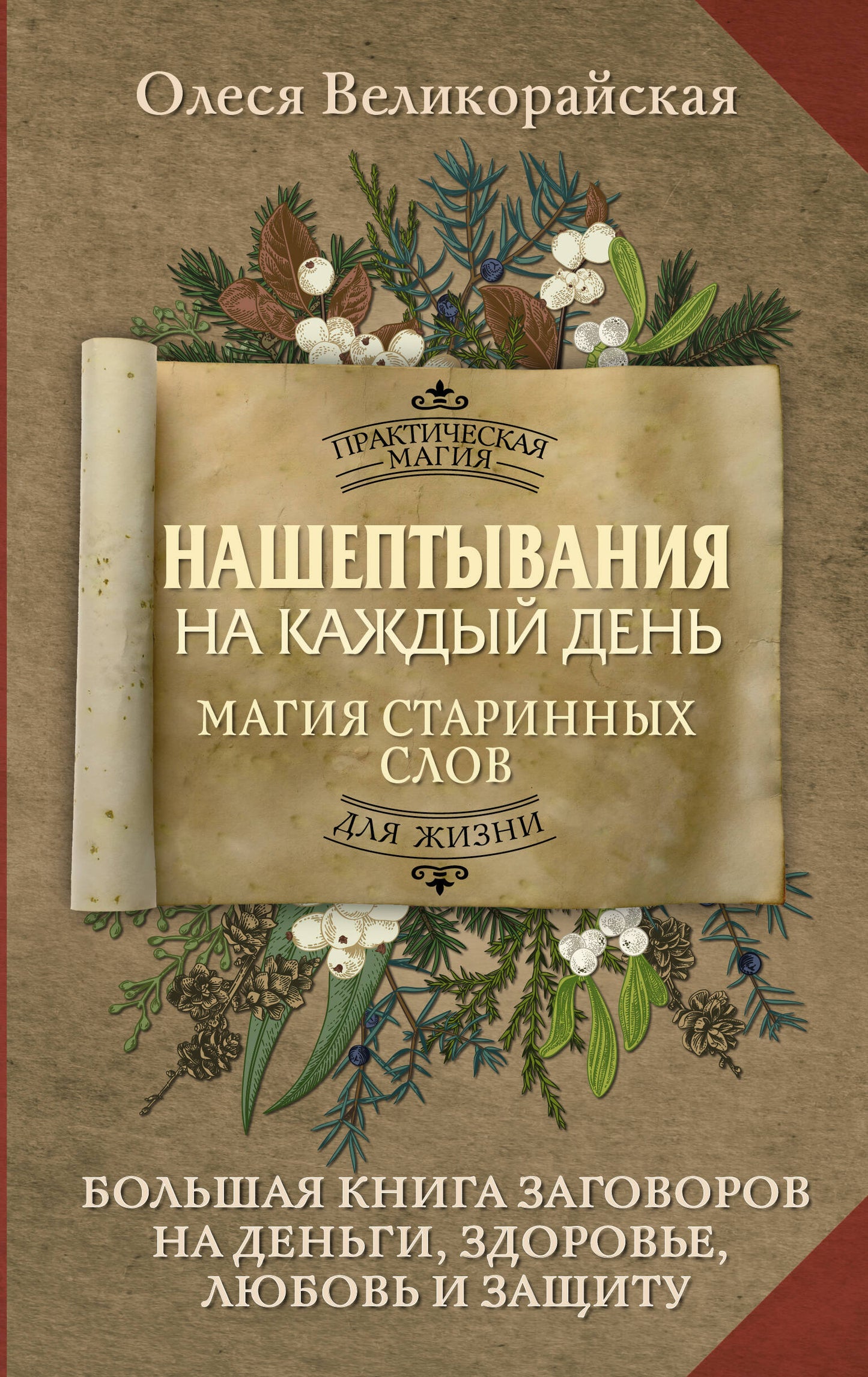 Нашептывания на каждый день. Магия старинных слов. Большая книга заговоров на деньги, здоровье, любовь и защиту