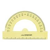 Transporteur 180° 12 cm en plastique assorti, polyvalent