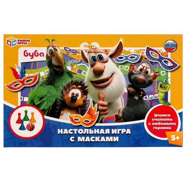 Bouba. Vous devez jouer avec des masques. 217х330х27 mm. Умные игры в кор.20шт