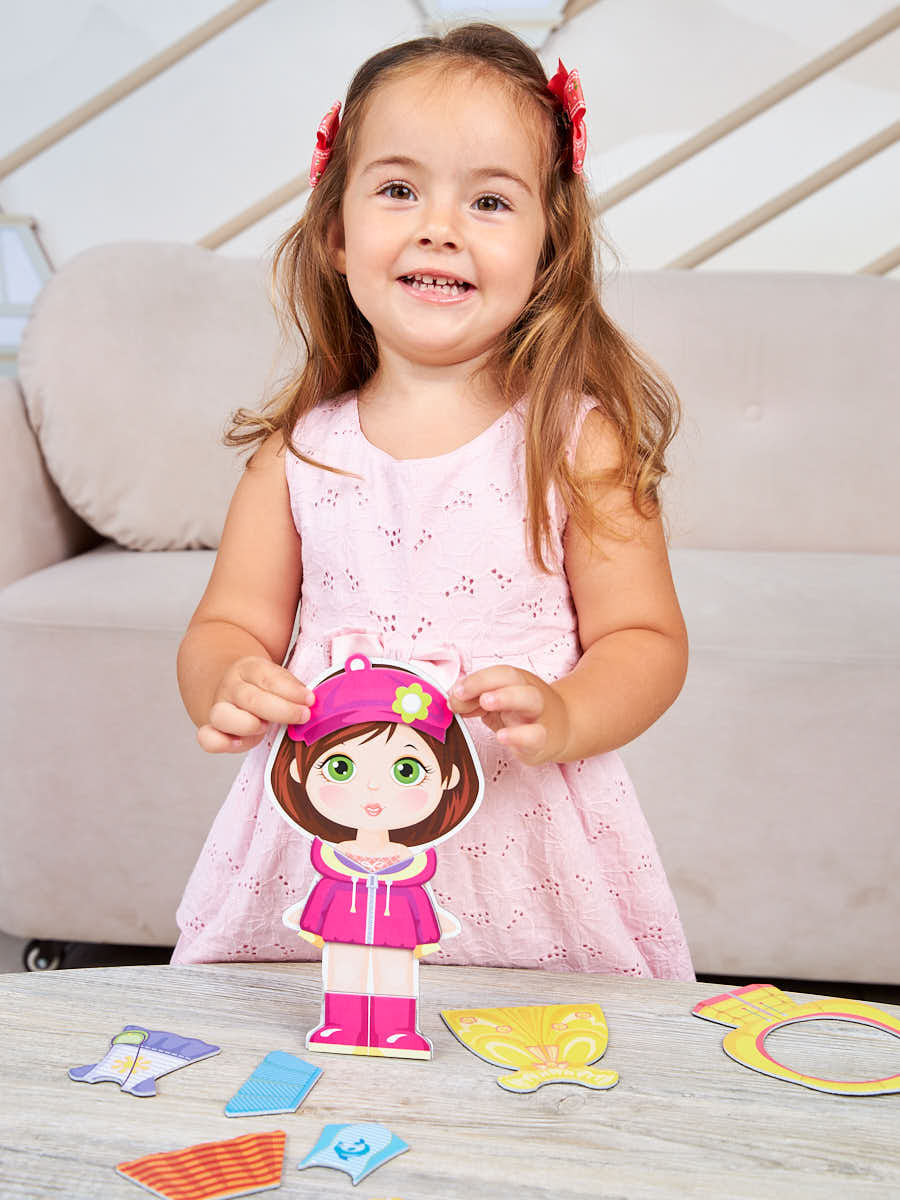 ДК.Игра магнитная "Одевашки. Настя". Серия Магнитные истории арт.01911 /14