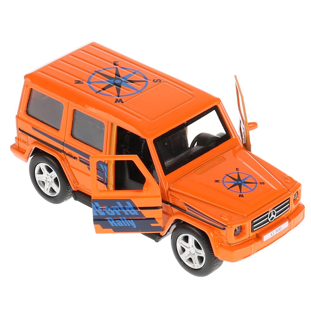 ТМ Технопарк. Машина металл "MERCEDES-BENZ G-CLASS СПОРТ" 12см, открыв. двери, инерц. в кор.2*36шт