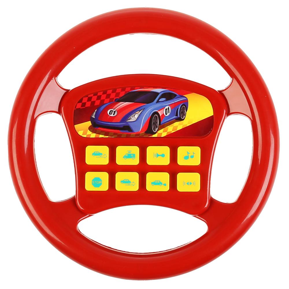 РУЛЬ ЭЛЕКТРОННЫЙ "ИГРАЕМ ВМЕСТЕ" НА БАТ., СО ЗВУКОМ, РУССИФИЦ. 1899 В ПАК. (РУСС. УП.) в кор.2*36шт