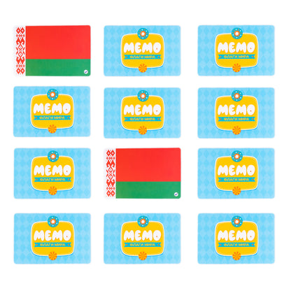 Игра настольная "МЕМО" Флаги (Мир). Серия АКТИВ time