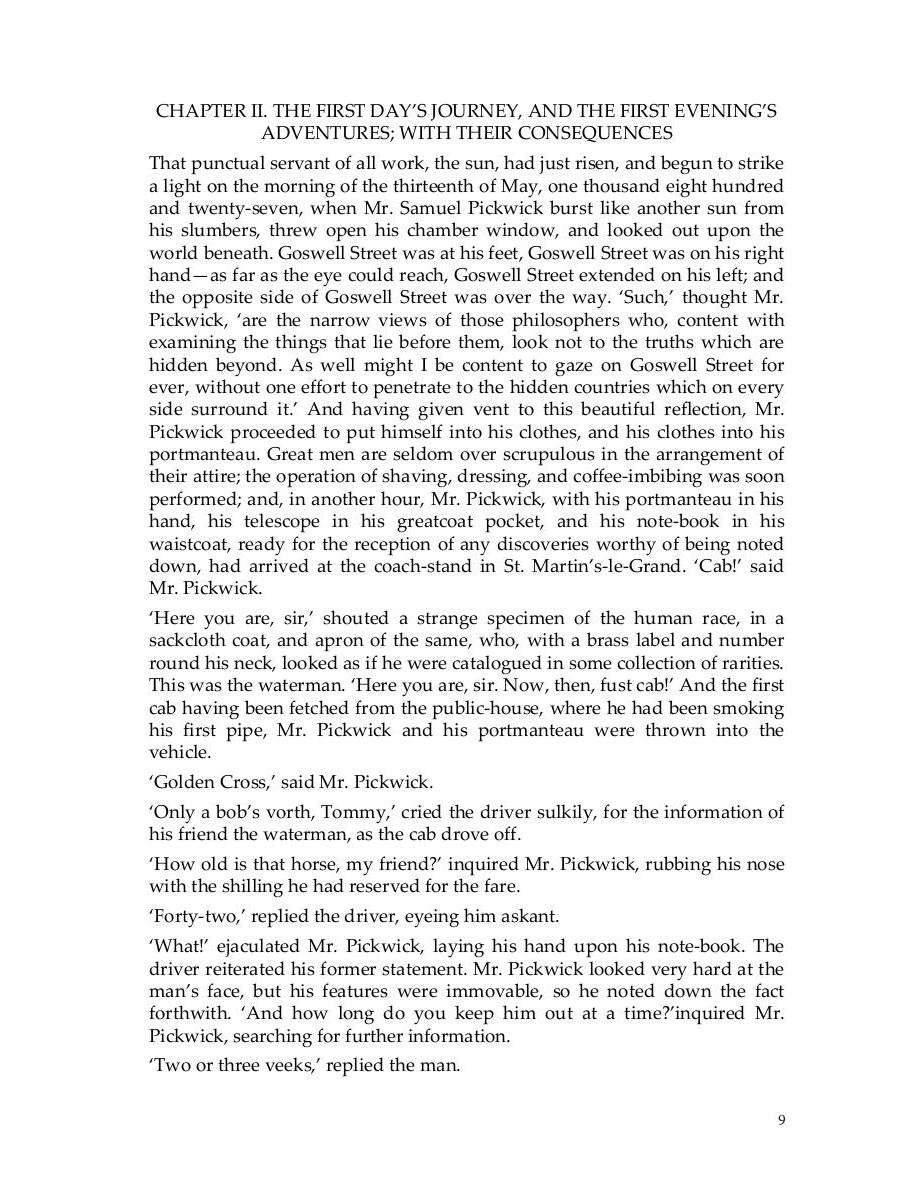 The Pickwick Papers = Посмертные записки Пиквикского клуба: роман на англ.яз. Dickens C.