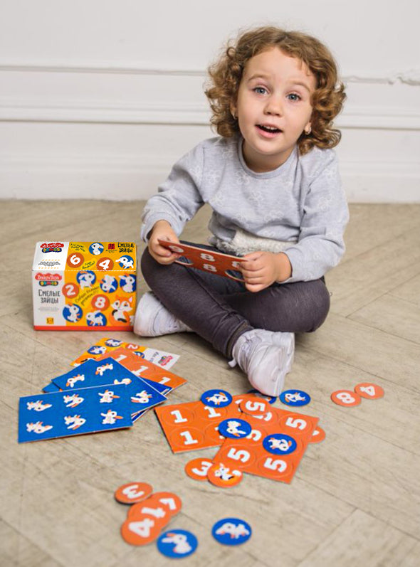 Игра настольная "Смелые зайцы" Baby Toys Gаmes