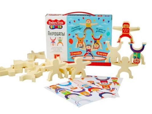 Игра настольная "Акробаты" серия Baby Toys Games 16 шт.