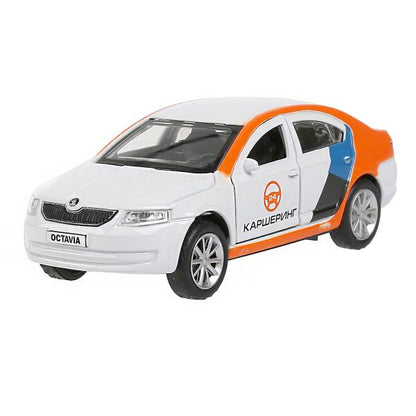 Machine en métal "skoda octavia karshering" 12 cm, ouverte, inerte., bel dans le cor. Parc technologique en cor2*36шт