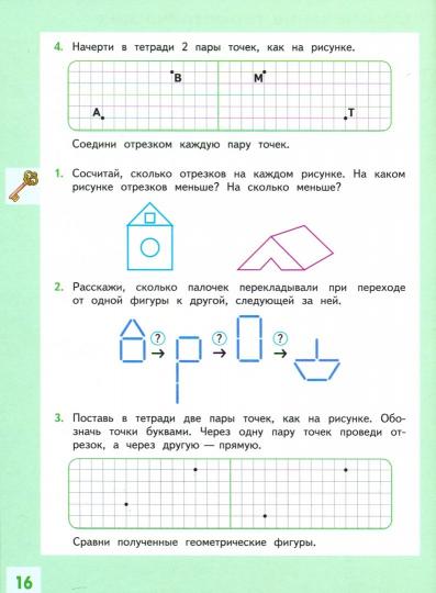 Volkova. La géométrie est là. 1-2 classes. Учебное пособие ("Внеурочная деятельность")
