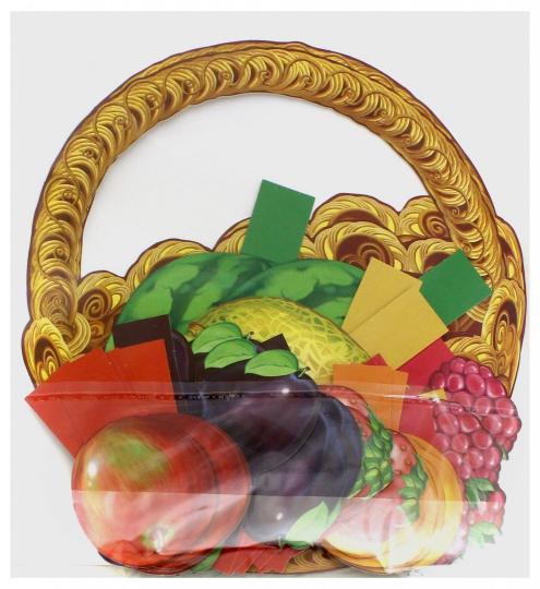 Cartes à corser. Les fruits et les légumes sont consommés. Оформительский и Дидактический набор. 64 cartes. Laminirovannye.