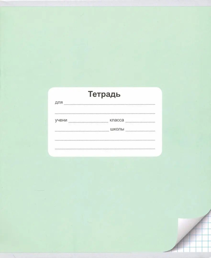 Тетрадь 24л,клетка,МОНОХРОМ,5цветов,721483-35