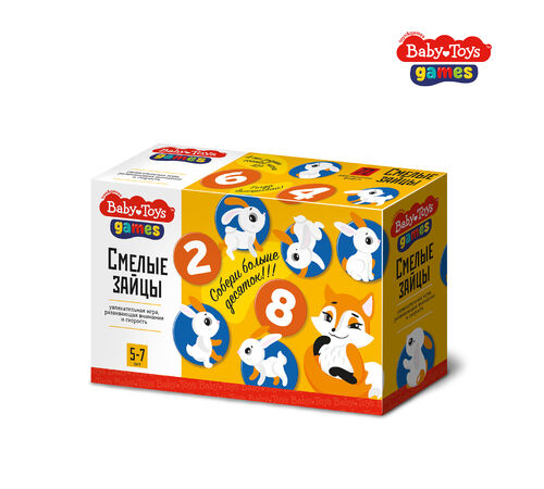 Игра настольная "Смелые зайцы" Baby Toys Gаmes