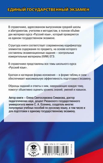 ЕГЭ. Русский язык. Nouveau système de nettoyage pour les modules d'EG