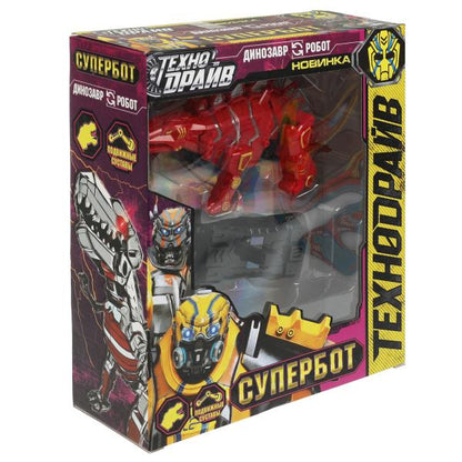 Transformateur de robot en dinosaure, cor.20,5*24,5*5cm, ТЕХНОДРАЙВ en cor.2*30шт