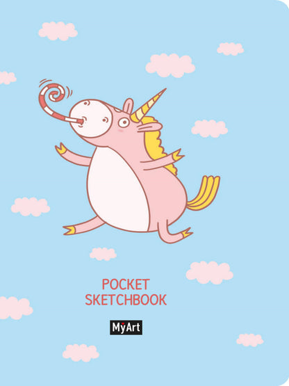 Mon Art. Poche СКЕТЧБУК. ЕДИНОРОГ