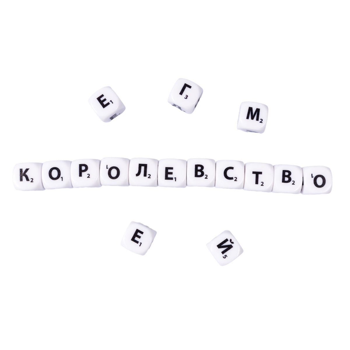 Игра настольная в жестяной коробочке "Кубики для умников" Словодел (жестяная коробочка)