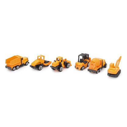 Модель металл СТРОИТЕЛЬНАЯ ТЕХНИКА caterpillar, 7,5см, своб.ход, подв.эл. Технопарк в кор.4*144шт