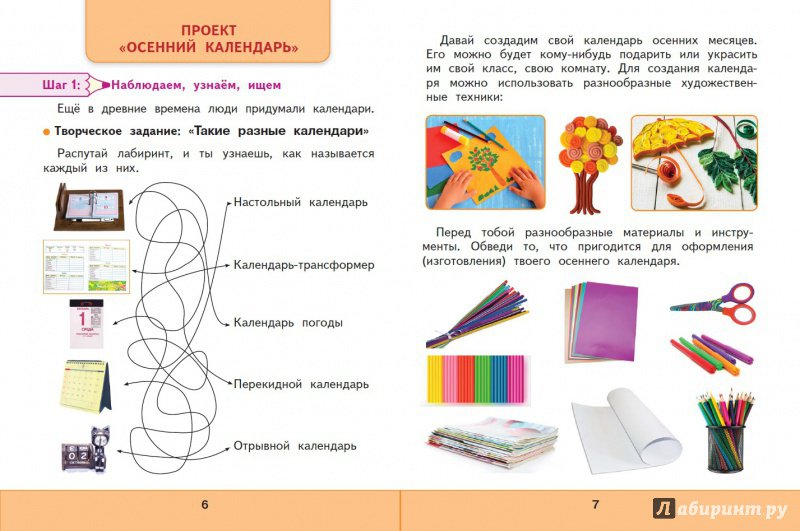 Technologie. Мастерская творческих проектов. 1 classe