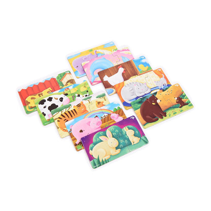 Пазлы макси парные "Чей малыш?" JOUETS POUR BÉBÉ 20 ÉLÉMENTS