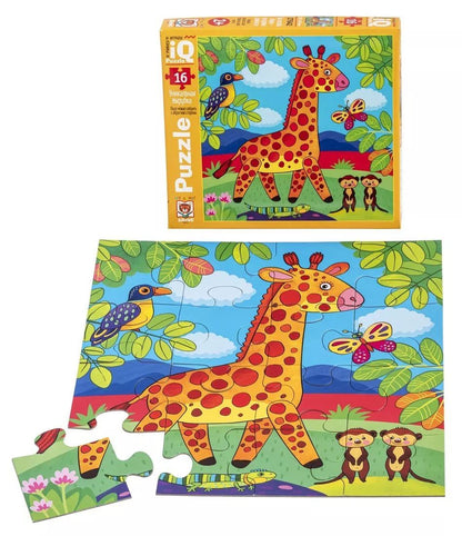 IQ Пазл МАКСИ 16 эл. Милый жираф 2+