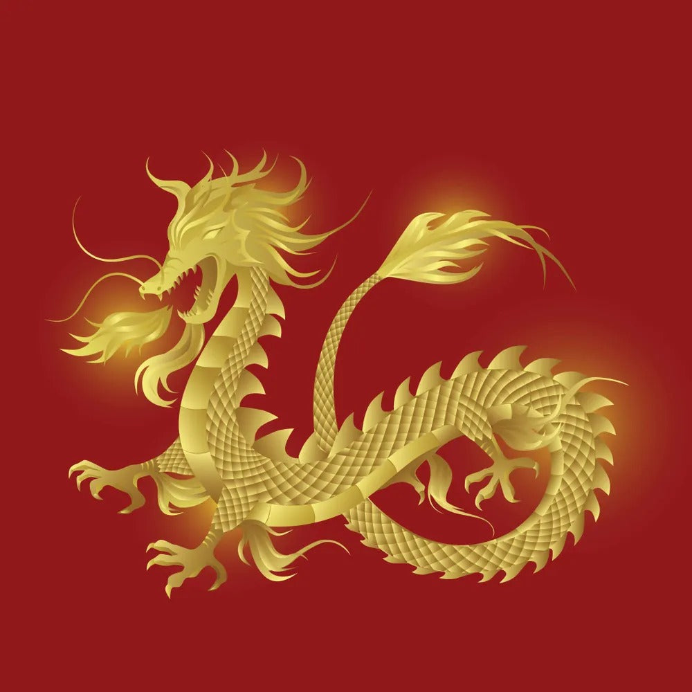 Календарь символ года "Дракон" на 2024 год. Переплет на скрепке (285*285 мм) 12 листов