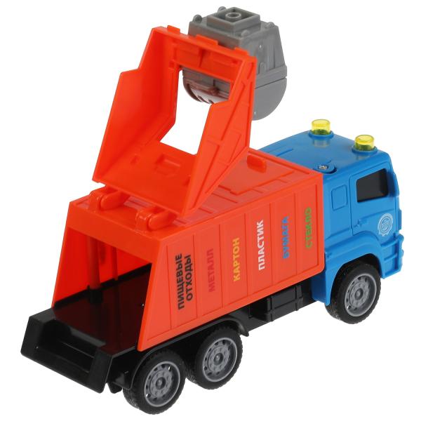 Machine à laver en plastique KAMAZ 17 см, bac, инерц, син, kor. Parc technologique dans le cor.2*36шт