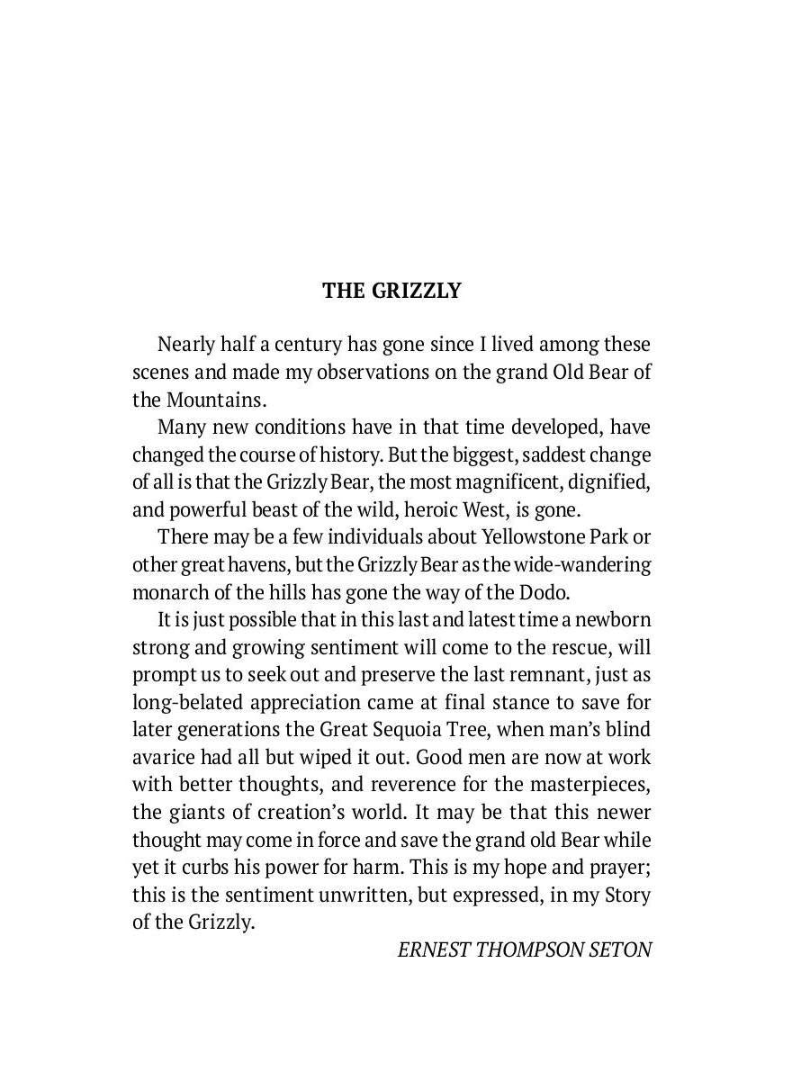 La biographie d'un grizzly et autres nouvelles : на англ.яз