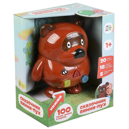 Сказочник винни пух СОЮЗМУЛЬТФИЛЬМ 100 песен, сказок, звуков. кор. бат. Умка в кор.36шт