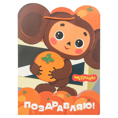 Paquet de produits créatifs СОЮЗМУЛЬТФИЛЬМ l,Чебурашка вырубка,190 gr/м2 ЧУДО ПРАЗДНИК в cor.10*12шт