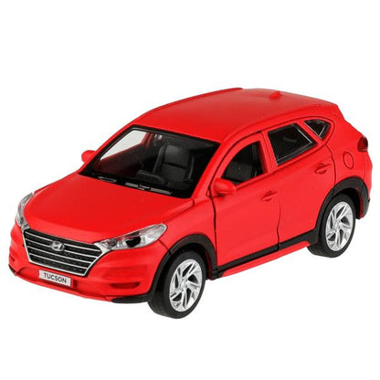 TUCSON-12FIL-RD336378 Machine en métal HYUNDAI TUCSON pour 12 cm, double, bagage, argent, rouge, couleur. Т