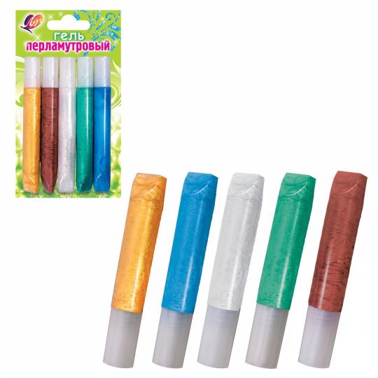 Луч. Gel avec des ampoules perlamative 5 цв (pour 10 ml) art.21С 1389-08*
